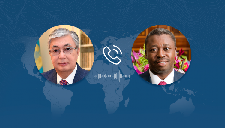 Состоялся телефонный разговор Касым-Жомарта Токаева с Президентом Республики Того Фором Гнассингбе
